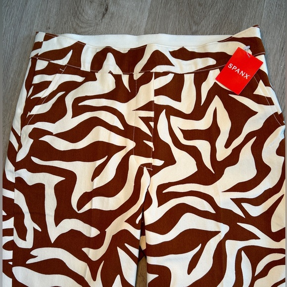 Spanx Stretch Zebra Print Straight Pants - Picture 3 of 3